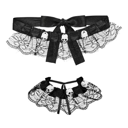 Conjunto de joyas de Halloween: gargantilla y pulsera