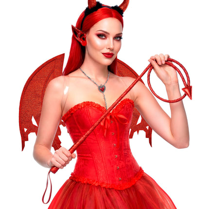 Látigo de Halloween «Diablo», 1,8 m