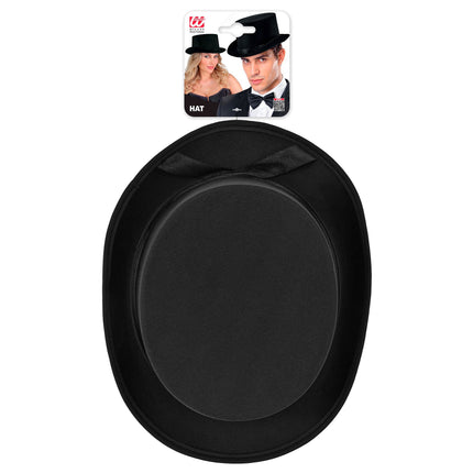 Sombrero de copa de Halloween negro, 60 cm