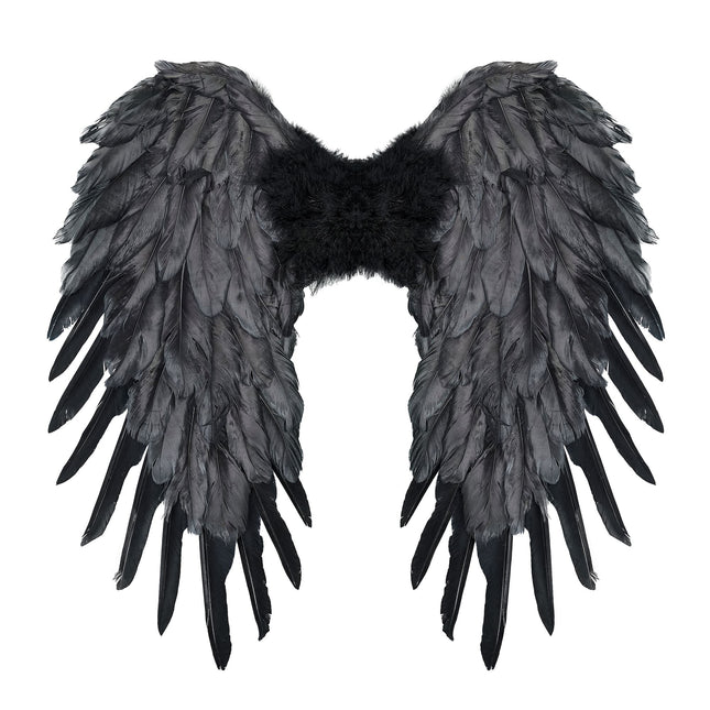 Alas Negras Plumas 50cm