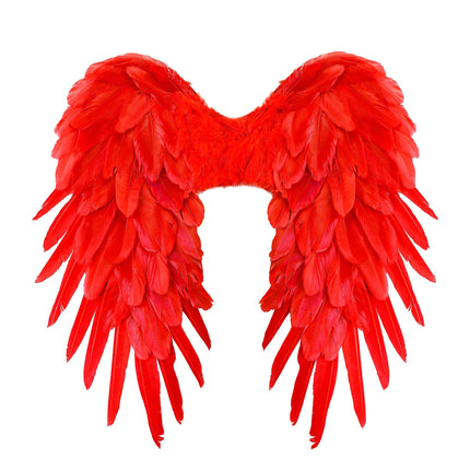 Plumas Alas Rojas 50cm