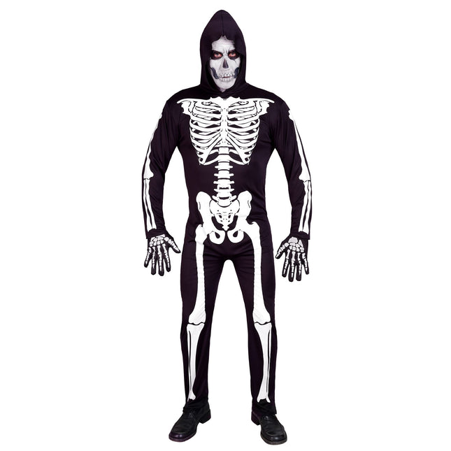 Disfraz Halloween Hombre Esqueleto 2 piezas