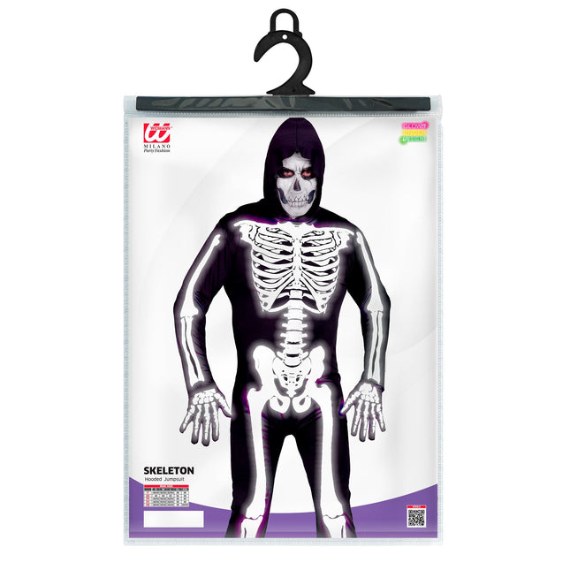 Disfraz Halloween Hombre Esqueleto 2 piezas