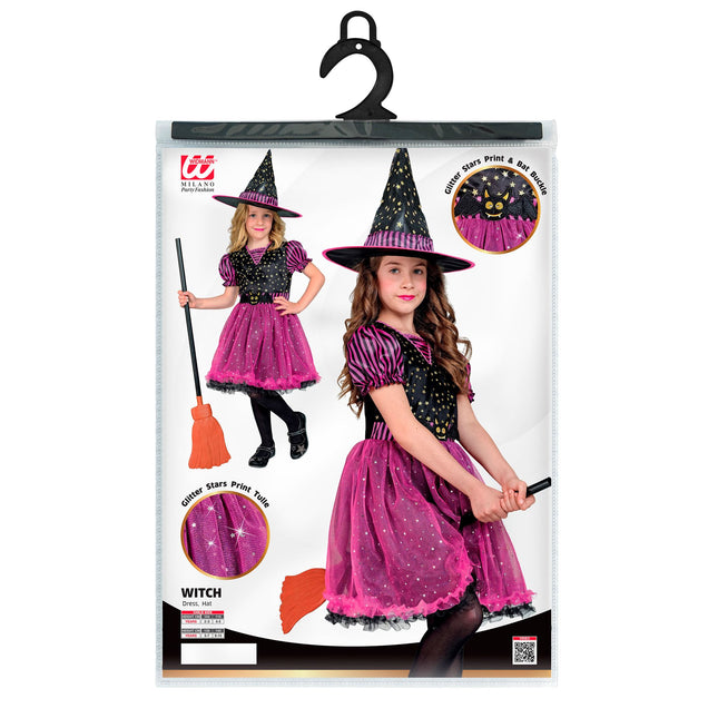 Disfraz de Bruja de Halloween Infantil 2 piezas