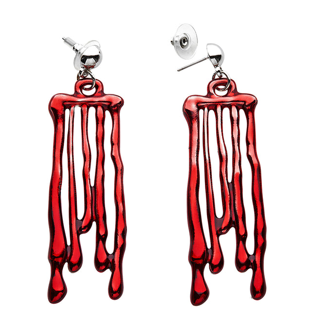 Pendientes de Halloween Sangre Roja