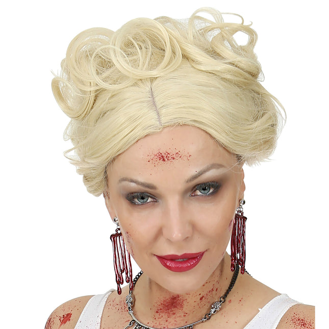 Pendientes de Halloween Sangre Roja