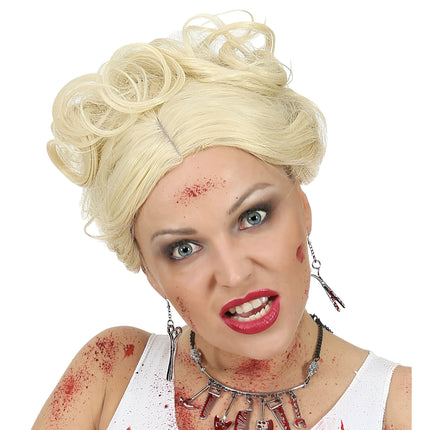 Pendientes de Halloween Tijeras con sangre