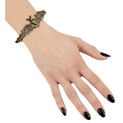 Halloween Pulsera Murciélago de Oro