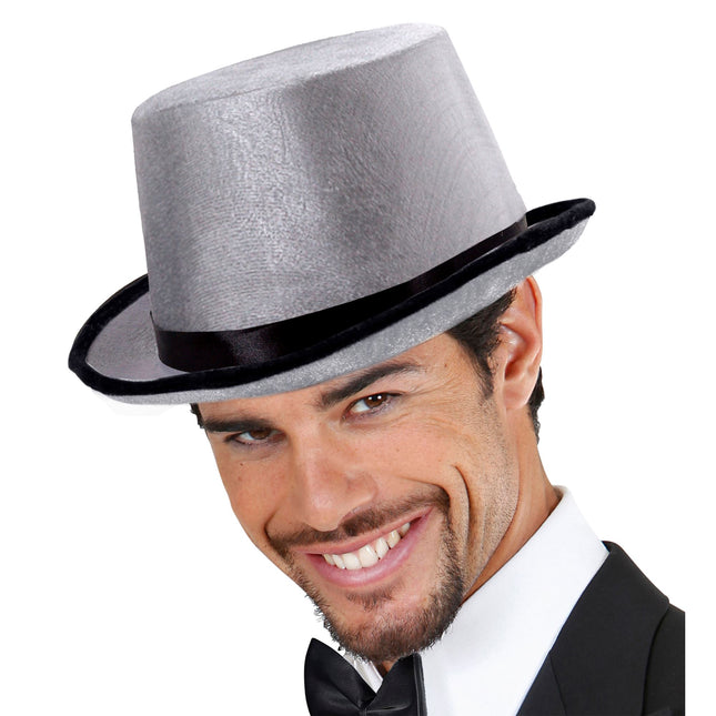 Sombrero Gris Alto