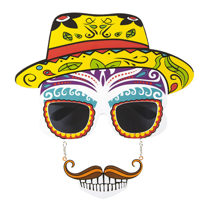 Dia De Los Muertos Gafas De Colores