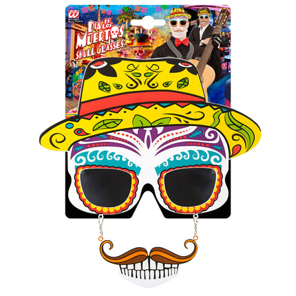 Dia De Los Muertos Gafas De Colores