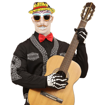 Dia De Los Muertos Gafas De Colores