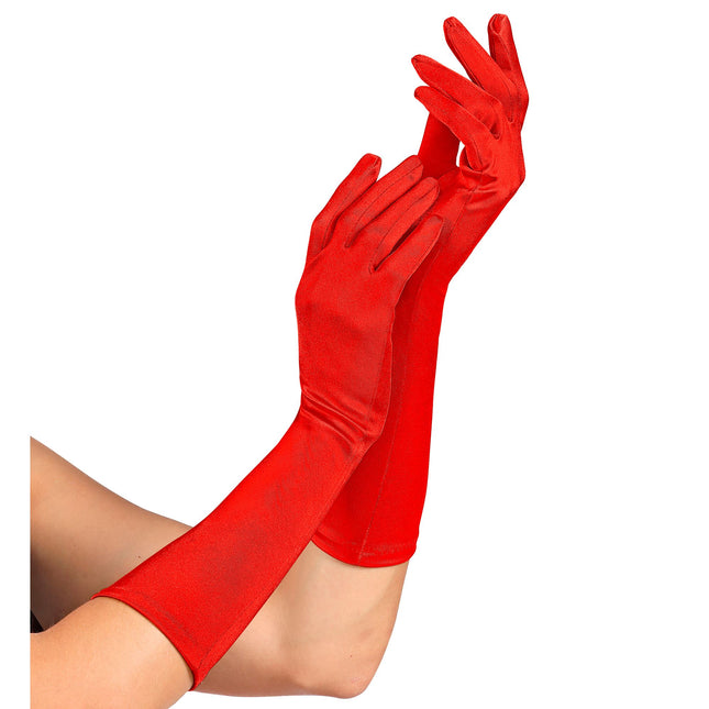 Guantes rojos 40cm