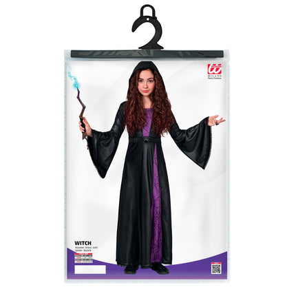 Vestido de Halloween para niña de bruja