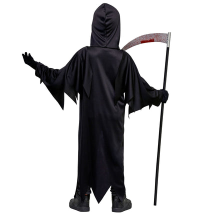 Disfraz de Halloween para niño: la Parca neón