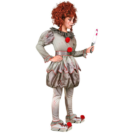Disfraz Halloween Niña Payaso Pop