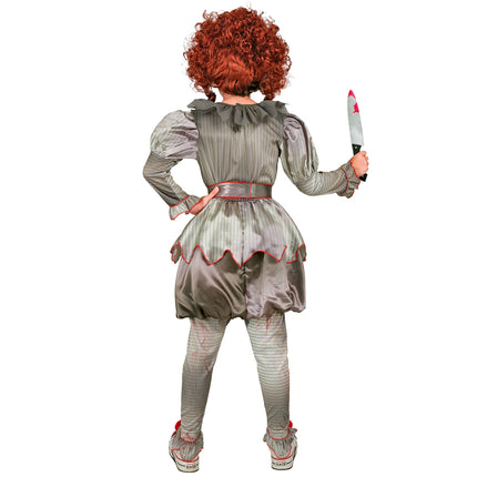 Disfraz Halloween Niña Payaso Pop