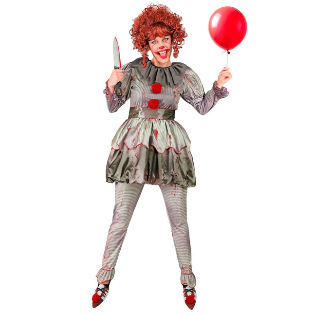 Disfraz Halloween Mujer Muñeca Payasa