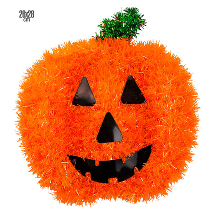 Decoración de pared de Halloween Calabaza 28cm