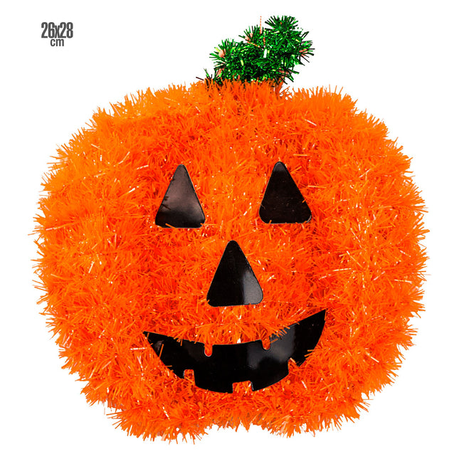 Decoración de pared de Halloween Calabaza 28cm