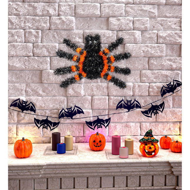 Halloween Decoración de pared Araña 34cm