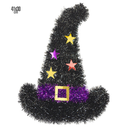 Halloween Decoración de pared Sombrero de bruja 41cm