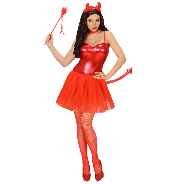 Tutú corto rojo