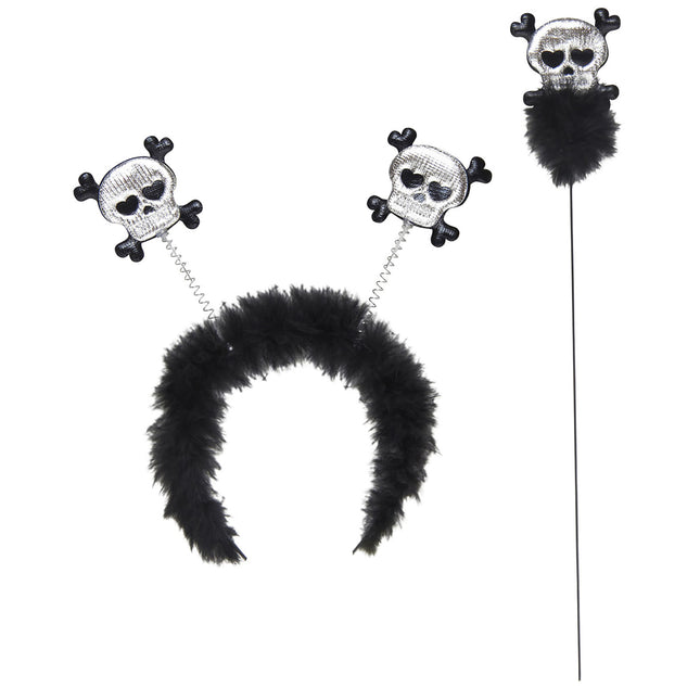 Diadema de Halloween Calavera