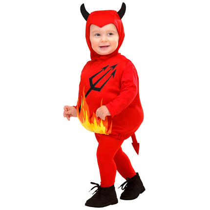 Disfraz de Halloween Diablo Amarillo para Bebé