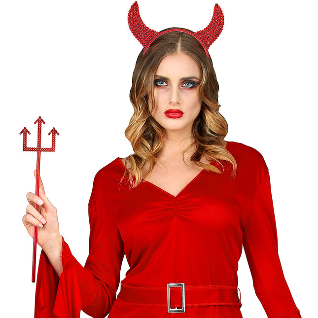 Set de accesorios de Halloween Rojo 2 piezas