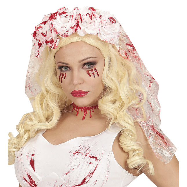 Velo de Halloween Sangre