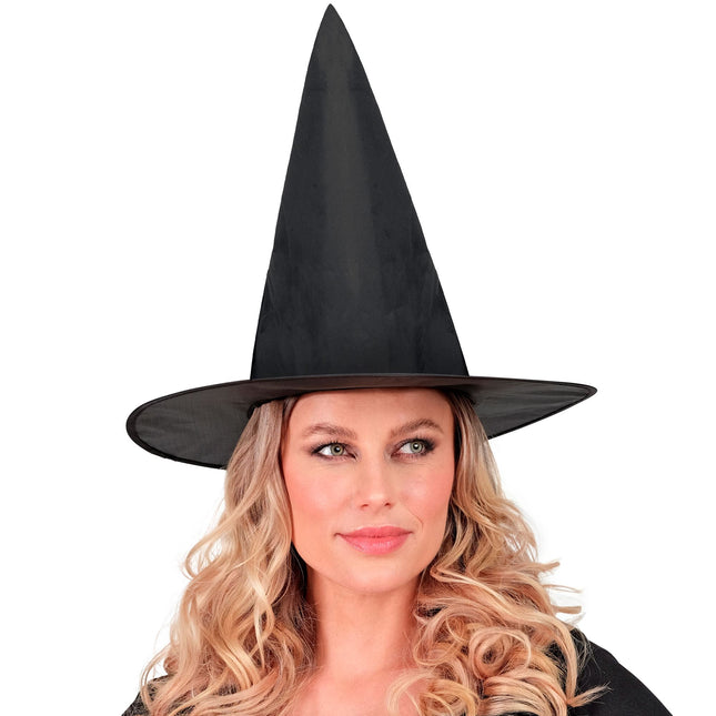 Sombrero de bruja negro