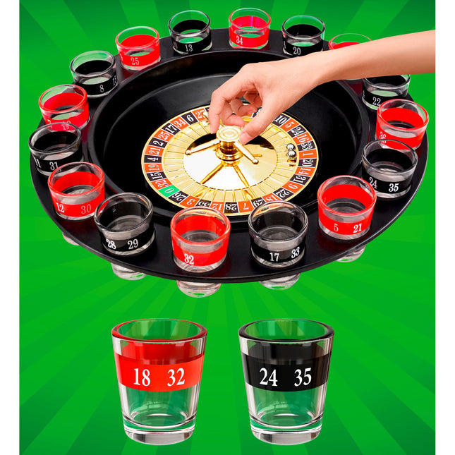 JUEGO DE BEBER DE LA RULETA