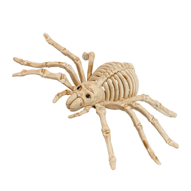 Halloween Falso Esqueleto Araña 24cm