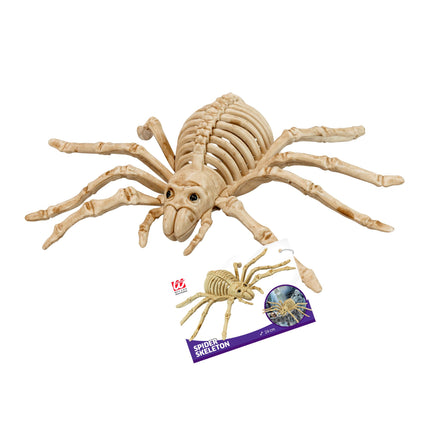Halloween Falso Esqueleto Araña 24cm