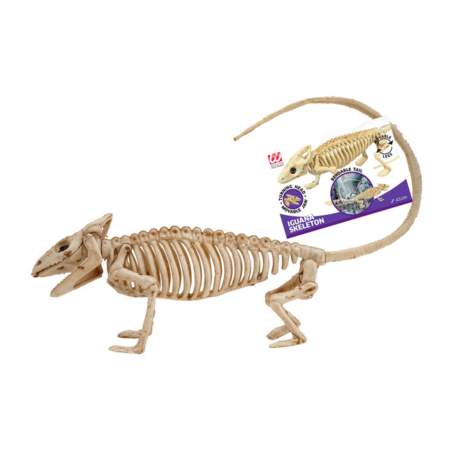 Iguana Esqueleto Halloween 43cm