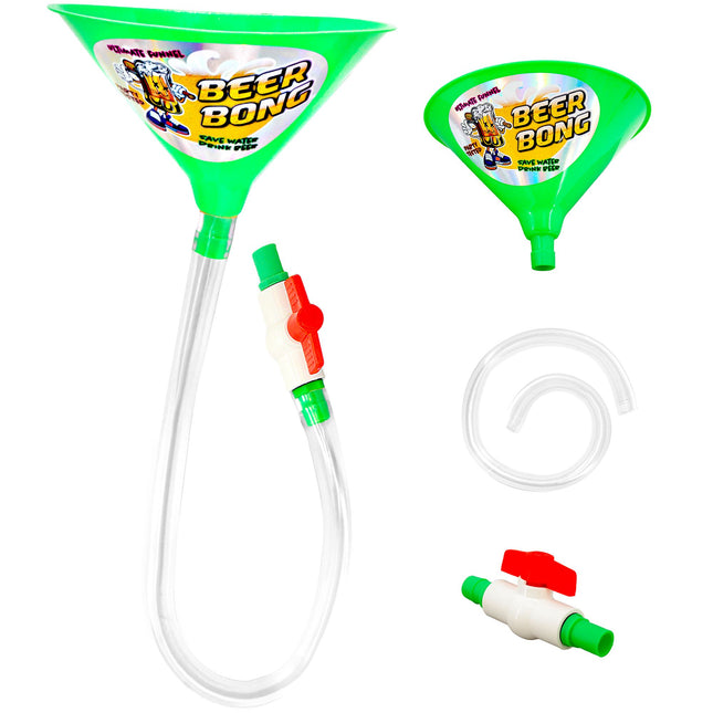 JUEGO DEL EMBUDO DE CERVEZA VERDE
