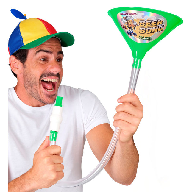 JUEGO DEL EMBUDO DE CERVEZA VERDE