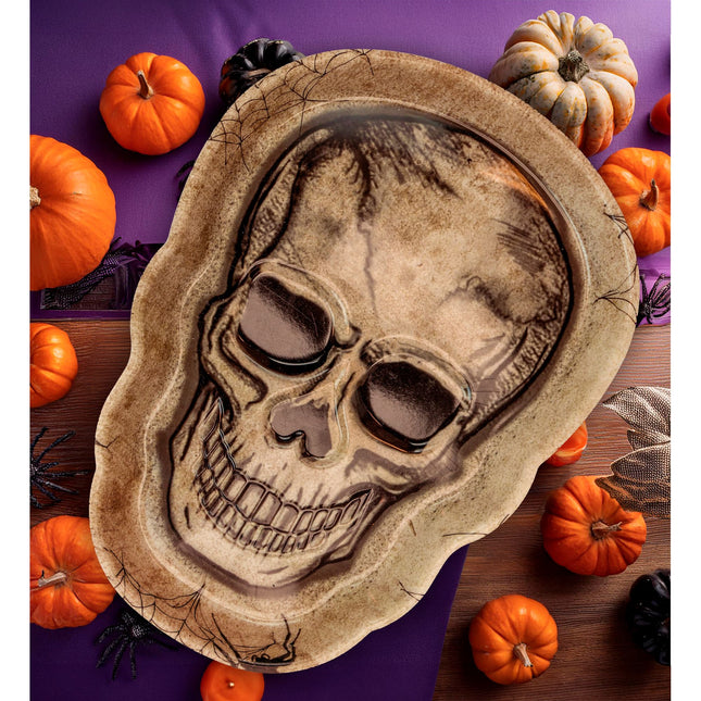 Bandeja Halloween Calavera 25cm