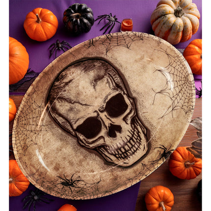 Bandeja Halloween Calavera 32cm