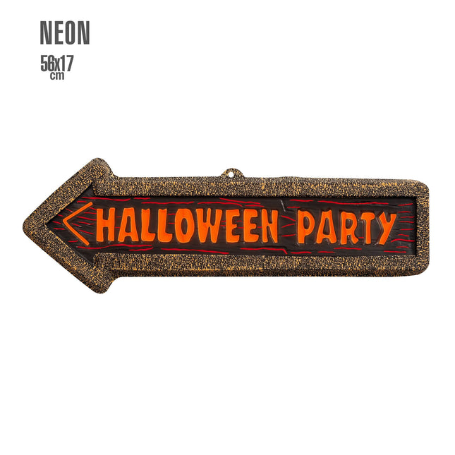 Cartel Puerta Halloween Fiesta Halloween 56cm