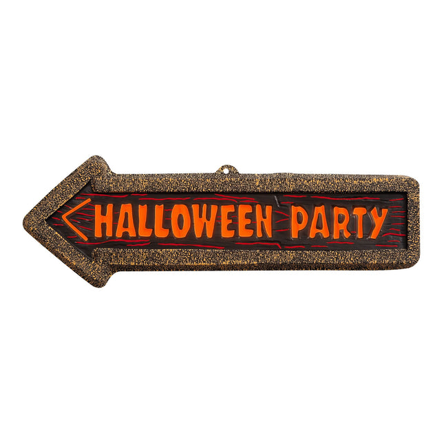 Cartel Puerta Halloween Fiesta Halloween 56cm