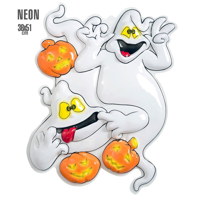 Halloween Decoración de pared Fantasma 51cm