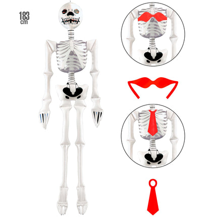 Hinchable Esqueleto Halloween 1,83m