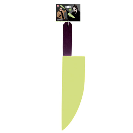 Cuchillo Falso Halloween Brilla en la Oscuridad