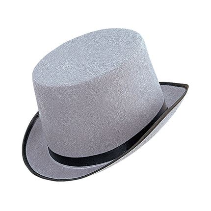 Sombrero de fieltro gris