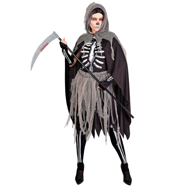 Disfraz Halloween Mujer Parca Flaca