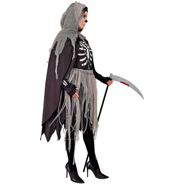 Disfraz Halloween Mujer Parca Flaca