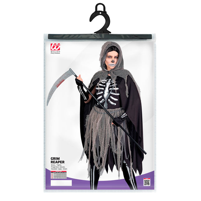 Disfraz Halloween Mujer Parca Flaca