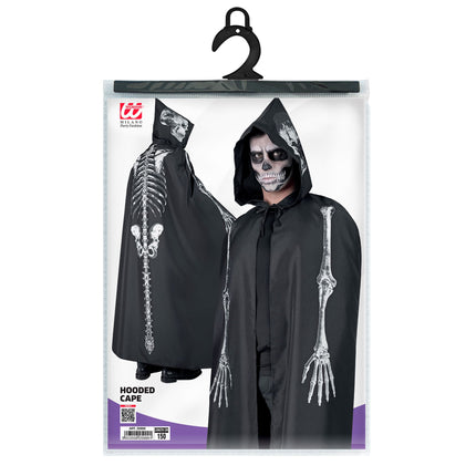 Capa de Halloween Esqueleto 1,5 m